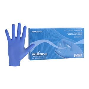 Alasta Soft Fit Nitrile Exam Gloves Medium Blue Non-Sterile