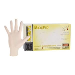 Micropro Latex Exam Gloves X-Small Natural Non-Sterile, 10 BX/CA