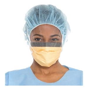 FluidShield Procedure Combination Mask / Shield ASTM Level 3 Anti-Fog Orng 25/Bx