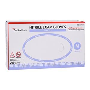 Flexal Nitrile Exam Gloves Medium Cornflower Blue Non-Sterile