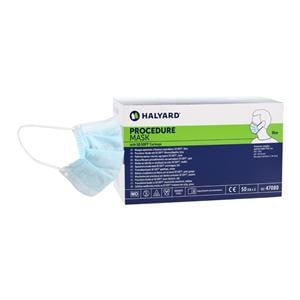 Tecnol Procedure Mask Not ASTM Rated Blue Adult 50/Bx, 10 BX/CA