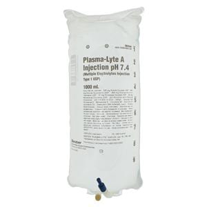 Plasma-Lyte A Injection pH 7.4 Bag 1000mL 14/Package