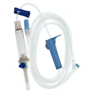 IV Solution Set 10 Drops/mL 103" Inj Site: 6 M LL Adptr/Rtng Clr Dvnt Spk Ea