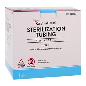 Sterilization Tubing 100 Feet x 4 in Surgical Grape Paper / Film 100'/Rl