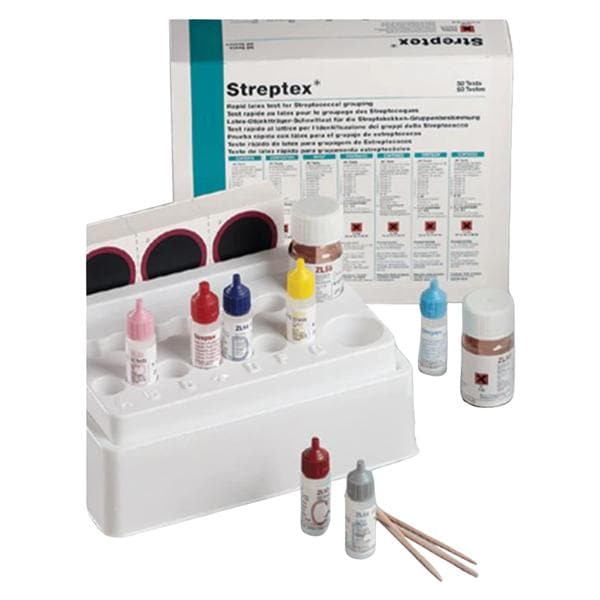 Streptex Strep Latex Agglutination Test Kit High Complexity 50/Kit