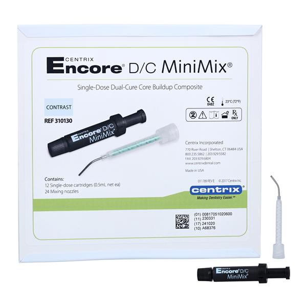 Encore D/C Mini-Mix Core Buildup 0.5 mL Contrast Cartridge Kit