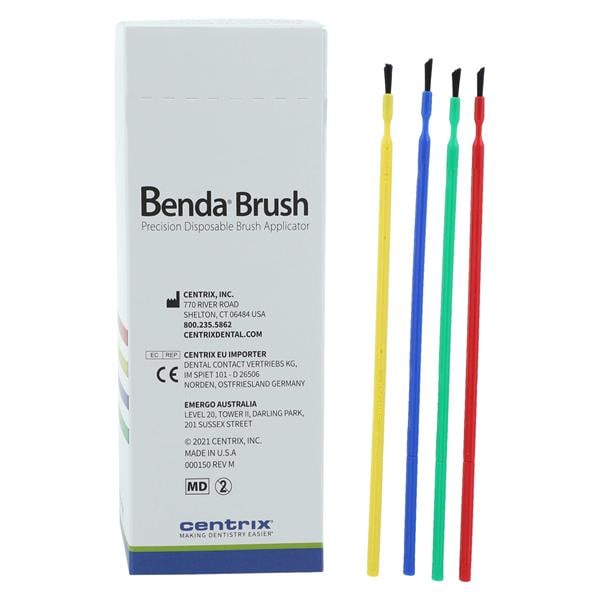 Benda Brush Bendable Brushes Assorted Regular Point 144/Bx