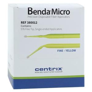 Benda Micro Bendable Micro Applicator Yellow 576/Bx