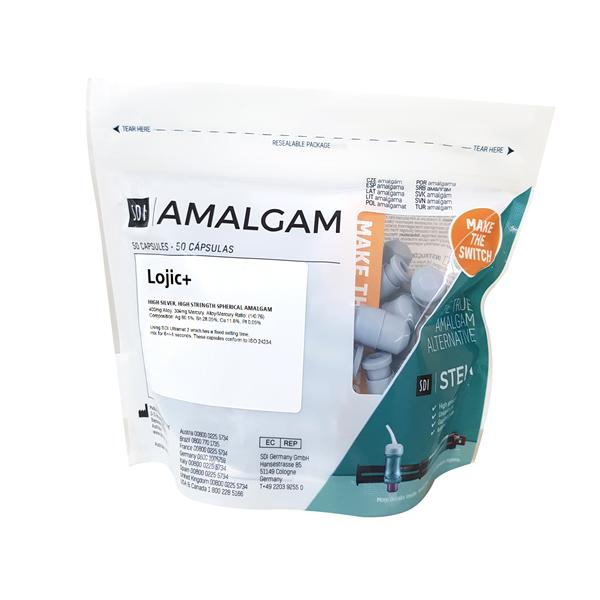 Lojic+ Alloy Capsules Double Spill Fast Set 50/Bx, 10 BX/CA