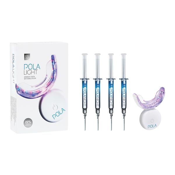 Pola Light Take Home Tooth Whitening System Kit 22% Carbamide Peroxide Ea