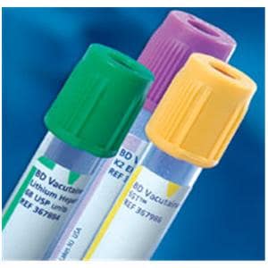 Vacutainer Venous Blood Collection Tube Royal Blue 6mL Hmgrd Clsr Plstc 100/Bx, 10 BX/CA