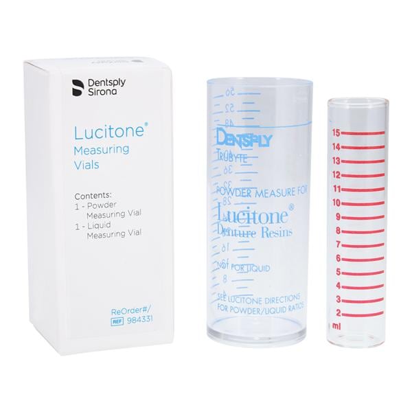 Lucitone Measuring Vial 2/Pk