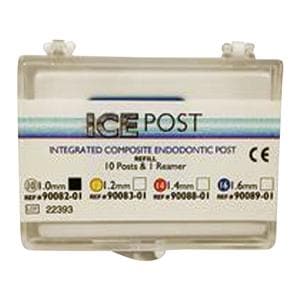 ICE Post Fiber Posts Refill 1 mm White 10/Bx