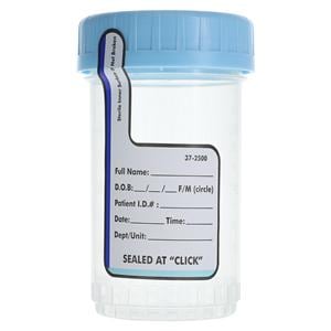 ClikSeal Specimen Container 4oz Sterile 300/Ca