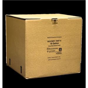 Sharps Mailer Box 18gal Brown 20x21x21" Corrugated Cardboard For 18g Cntnrs Ea