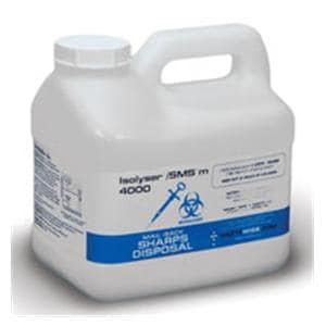 Isolyser/SMS Sharps Mailer System 1.5gal Blue/White 6-1/2x9x9-1/2" Lid Plstc Ea