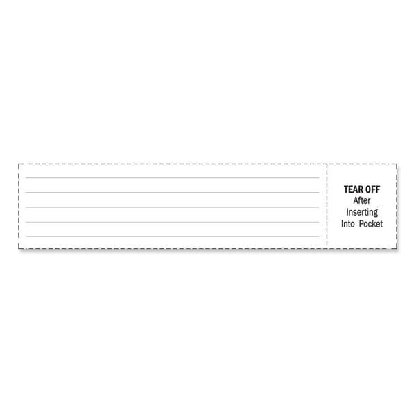 PDC Insert Card Paper White 500/PK