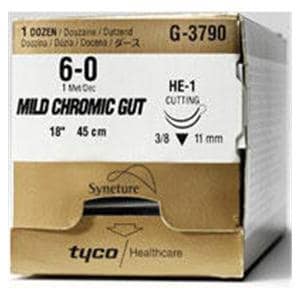 Surgigut Suture 5-0 18" Chromic Gut Monofilament C-1 Undyed 36/Ca