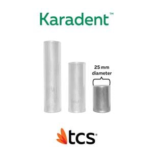 TCS Karadent Thermoplastic Semi-Rigid Natural Clear Small 25mm 5/Pk