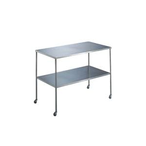 Instrument Table 36x24x34" 300lb Capacity 3" Casters