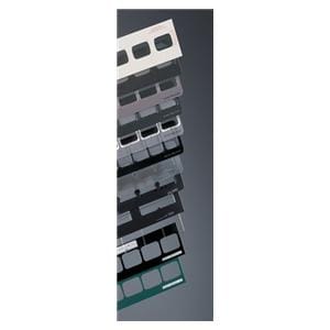 Ez-Tab X-Ray Film Mounts 4H Gray Plastic 100/Bx