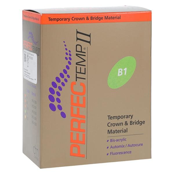 PERFECTemp II Temporary Material 50 mL Shade B1 Cartridge Refill Package