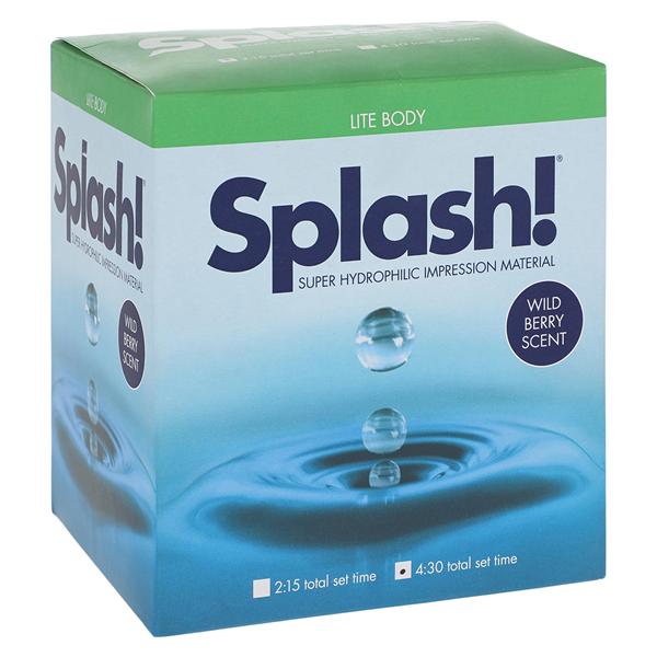 Splash! Impression Material Regular Set Light Body Wild Berry Refill Pack 8/Pk