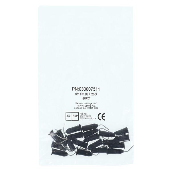 Virtuoso Syringe Tips Black 20 Gauge 20/Pk