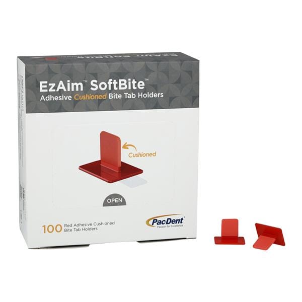 EzAim SoftBite Tab Red 100/Pk