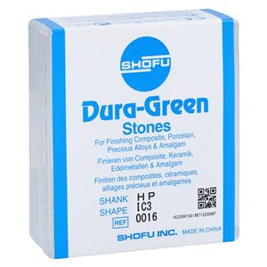 Dura-Green Mounted Stones Green 12/Bx