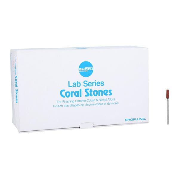 Lab Series Aluminum Oxide Mounted Stones Coral 72/Bx