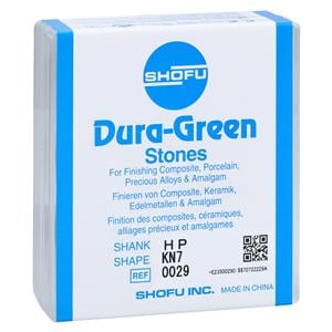 Dura-Green Mounted Stones Green 12/Bx