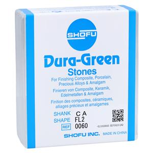 Dura-Green Mounted Stones Green 12/Pk