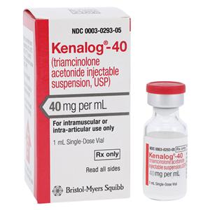 Kenalog-40 Injection 40mg/mL SDV 1mL Each