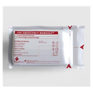 Emergency Bandage Elastic/Gauze Emergency Trauma Bandage 4x63", 100 EA/CA