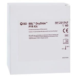 BBL DrySlide PYR: Pyrrolidonyl Arylamidase Kit 15 Ampules Ea