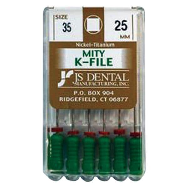 Mity K-File 25 mm Size 35 Nickel Titanium 6/Pk