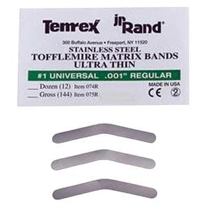 Tofflemire Dead Soft Matrix Band 0.001 in Ultra Thin 1 144/Pk