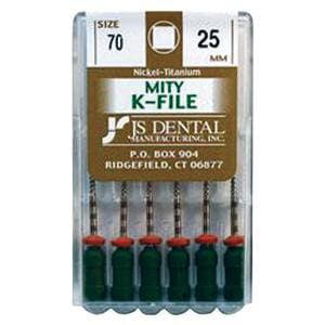 Mity K-File 25 mm Size 70 Nickel Titanium 6/Pk