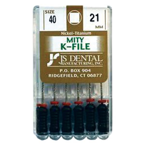 Mity K-File 21 mm Size 40 Nickel Titanium 6/Pk