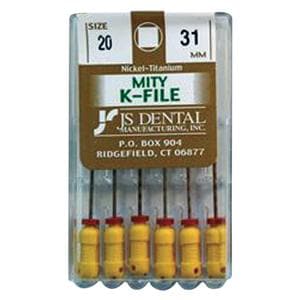 Mity K-File 31 mm Size 20 Nickel Titanium 6/Pk