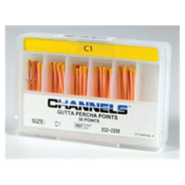 Channels Gutta Percha Points 50/Bx