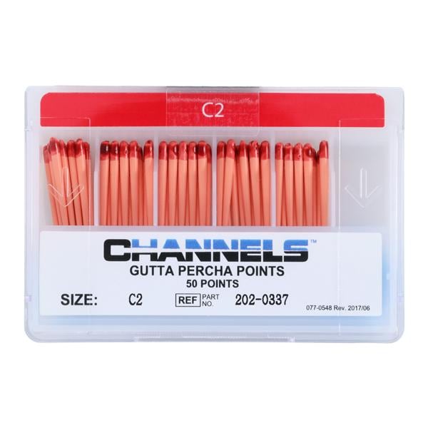 Channels Gutta Percha Points 50/Bx