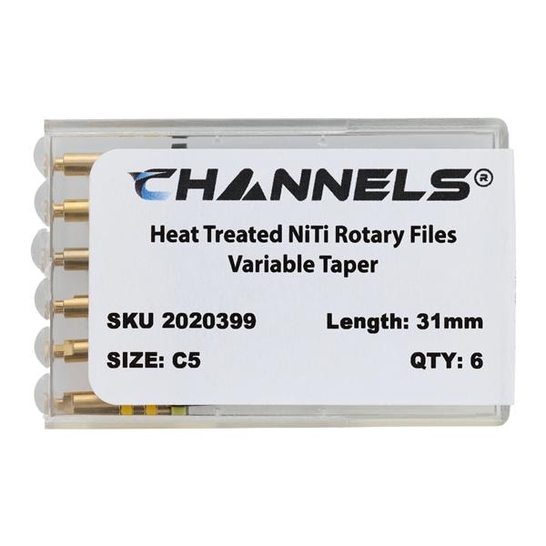 Channels PT Platinum File 31 mm Nickel Titanium 6/Bx