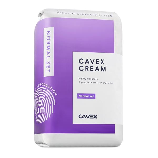 Cavex Cream Dust Free Alginate 500 Gm Regular Set Ea