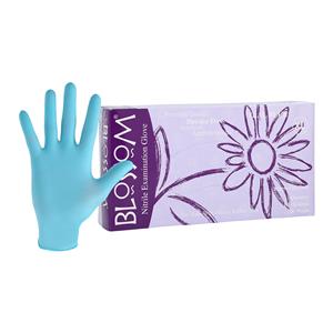 Blossom Nitrile Exam Gloves X-Large Teal Blue Non-Sterile, 10 BX/CA