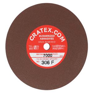 Cratex Wheel Red 306F 3"x3/8" Ea