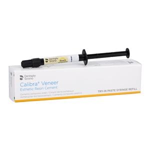 Calibra Veneer Resin Try-In Paste Cement Bleach 1.8 Gm Syringe Refill 2/Pk