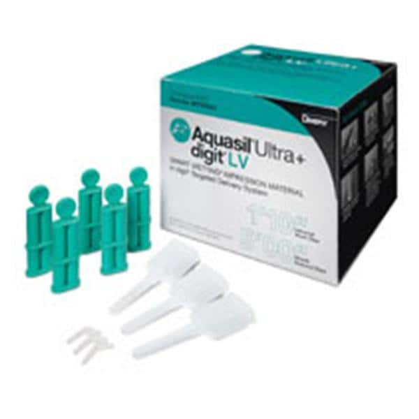 Aquasil Ultra+ Digit Smart Wetting Impression Material Sm Reg St LV Mint 50/Pk