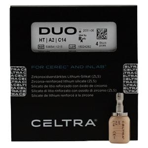 CELTRA Duo LT Milling Blocks C14 A1 For CEREC 4/Pk